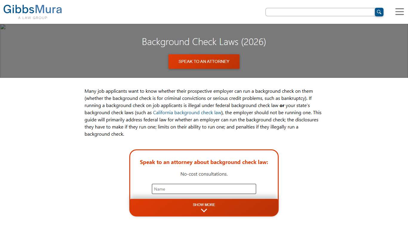 Background Check Laws (2026) Federal Background Check Law & Penalties